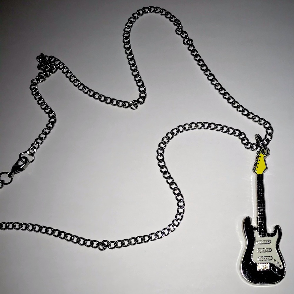 Guitar Pendant Necklace